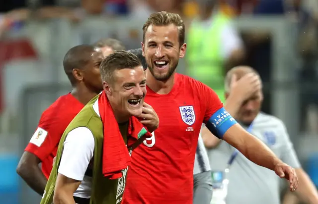 Harry Kane and Jamie Vardy