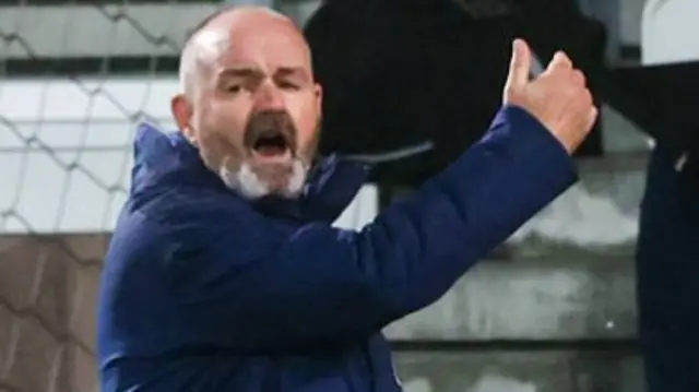 Scotland head coach Steve Clarke