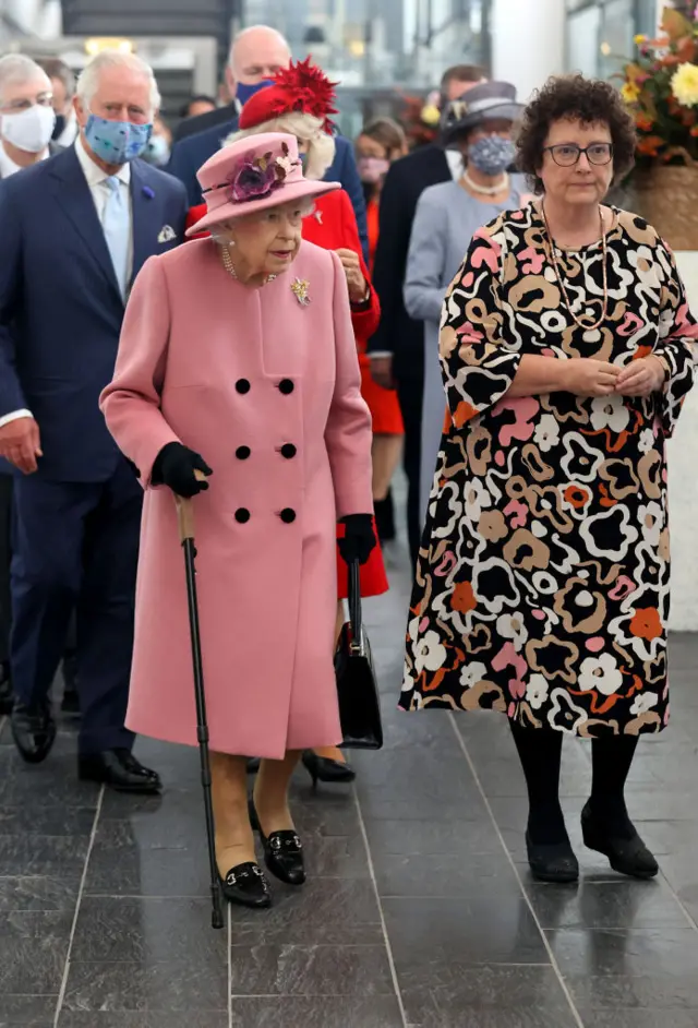 The Queen with Elin Jones