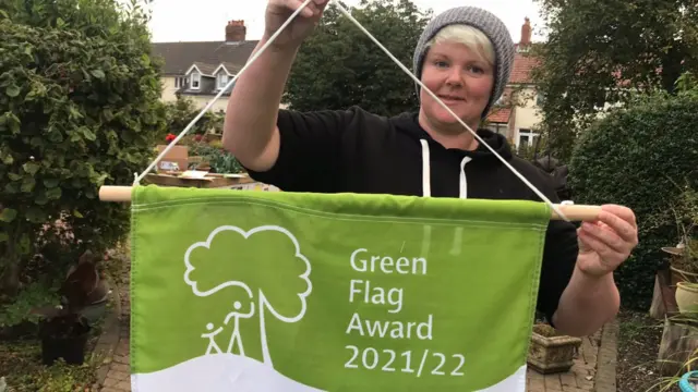 Emma Jenkins works at the Rainbow Community Garden in North Hull