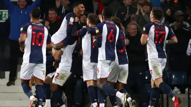 West Brom celebrate