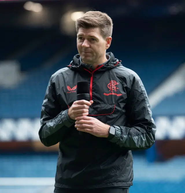 Rangers manager Steven Gerrard