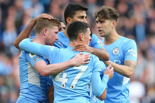 Manchester City celebrate