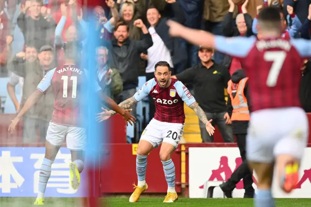 Aston Villa celebrate