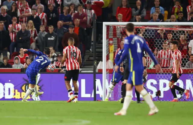 Ben Chilwell scores for Chelsea