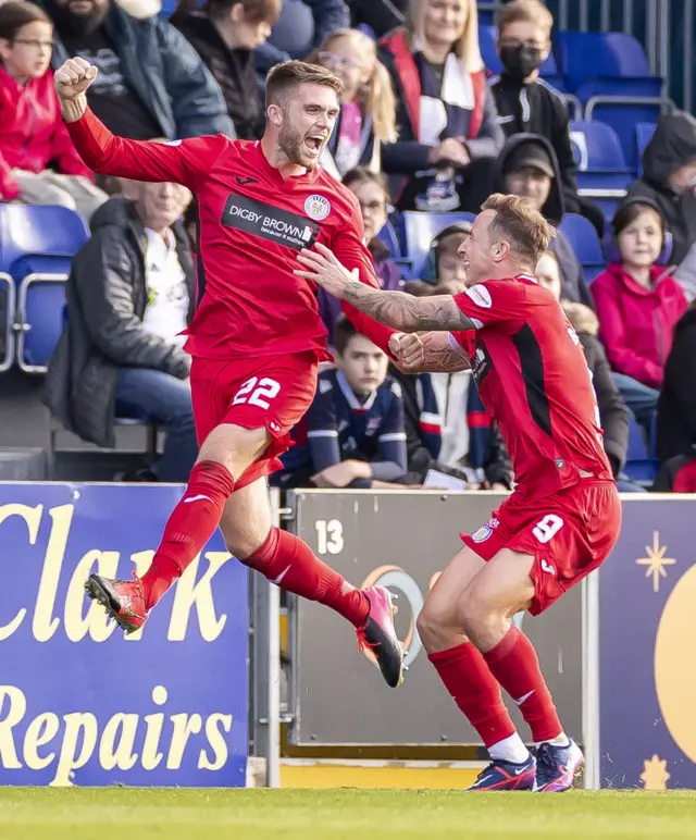 Marcus Fraser celebrates