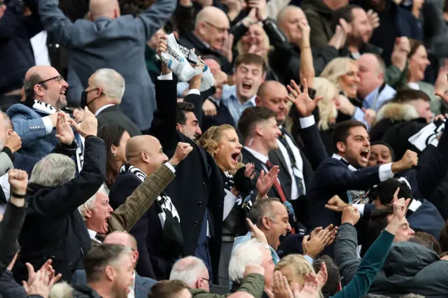 Newcastle celebrate