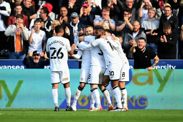 Swansea celebrate