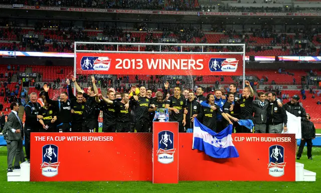 FA Cup winners Wigan in 2013