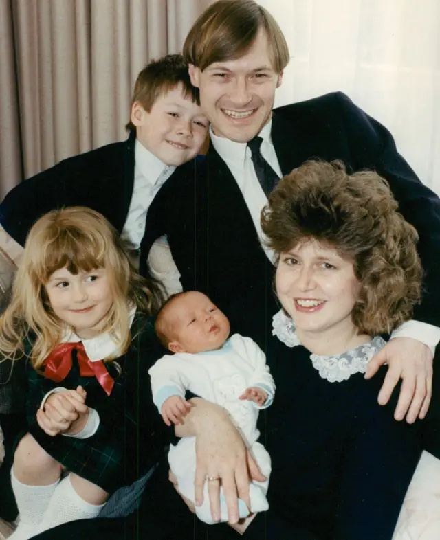 Sir David Amess and family