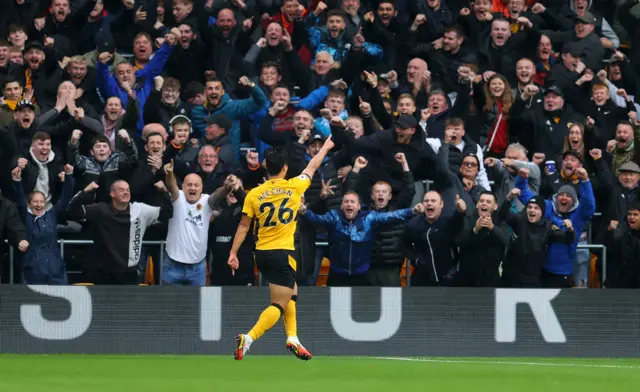 Hwang Hee-Chan scores a second for Wolves