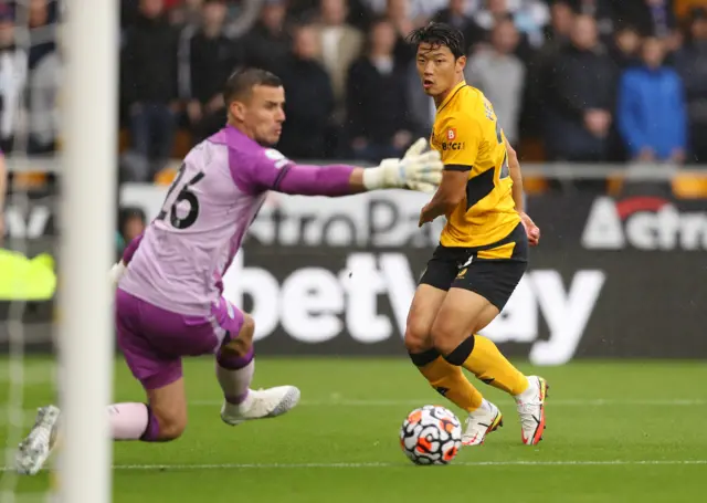 Hwang Hee-Chan scores for Wolves