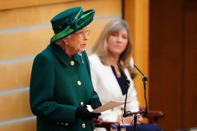 Queen at Holyrood