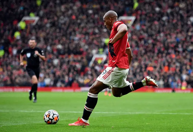 Anthony Martial scores for Manchester United