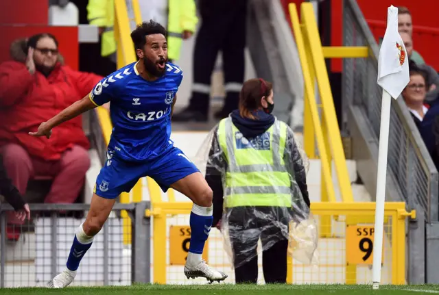 Andros Townsend celebration