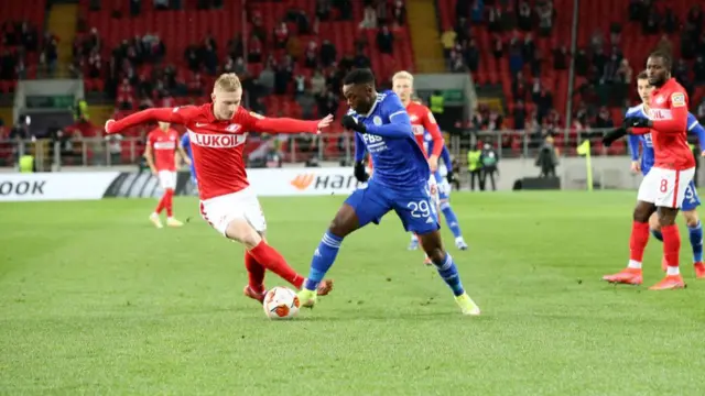 Spartak Moscow 0-0 Leicester