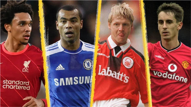 Trent Alexander-Arnold, Ashley Cole, Stuart Pearce, Gary Neville