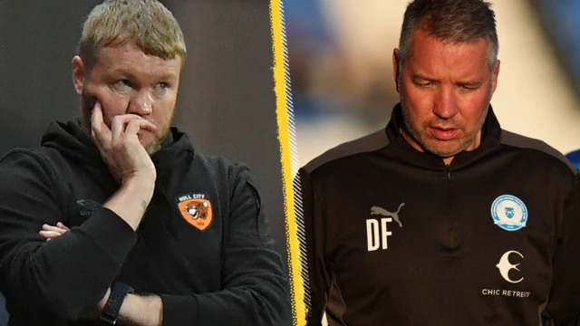 Hull City and Peterborough bosses Grant McCann and Darren Ferguson