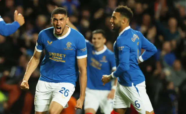 Leon Balogun got the ball rolling for Rangers with a strong header