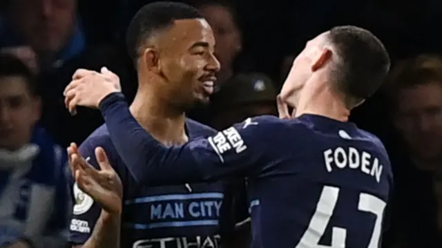 Phil Foden and Gabriel Jesus