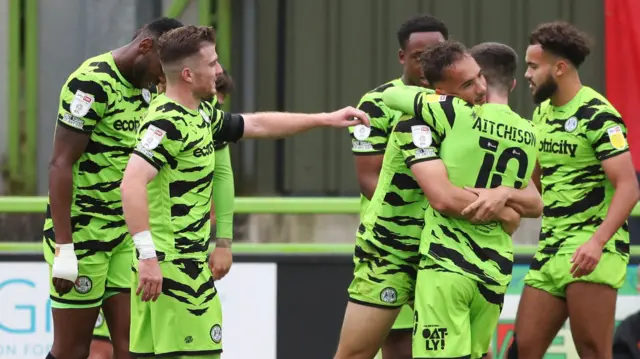 Forest Green Rovers celebrate