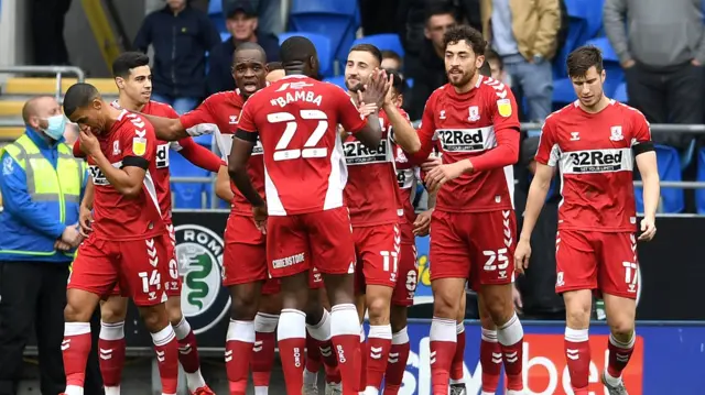 Middlesbrough celebrate