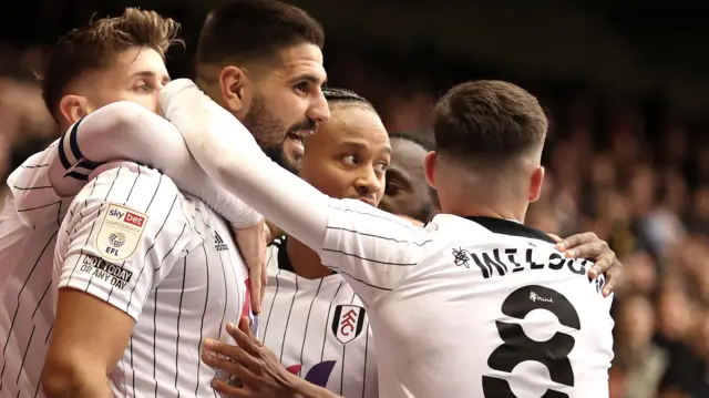 Fulham celebrate