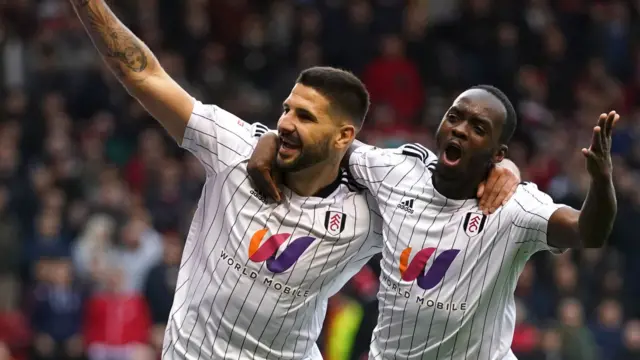 Fulham celebrate