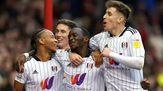 Fulham celebrate