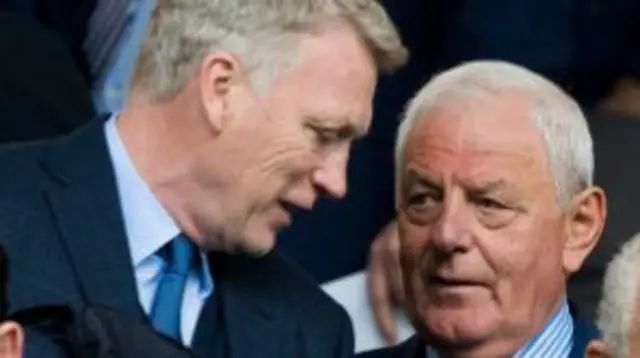 David Moyes and the late Walter Smith