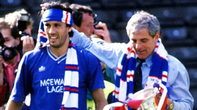 Mark Hateley and Walter Smith