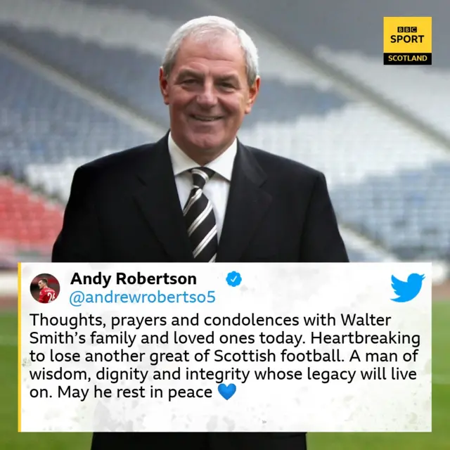 Andy Robertson's tribute to Walter Smith