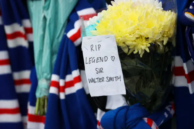 Tributes at Ibrox