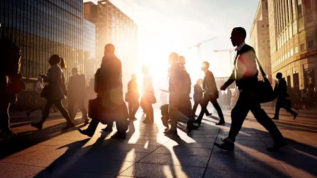 People walking