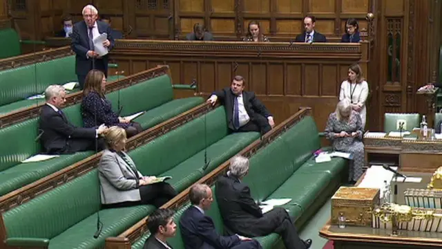 Conservative benches in the Commons