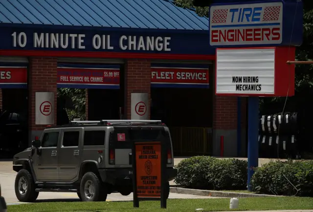 A car mechanic shop in Baton Rouge, Louisiana