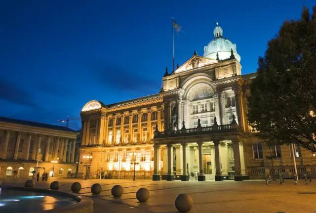 Council house in Victoria Square, Birmingham