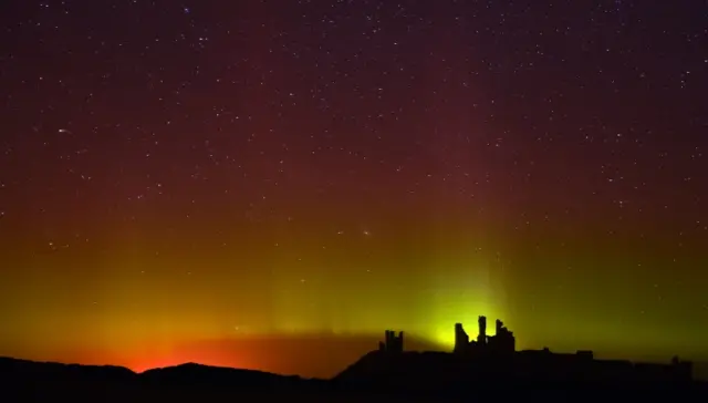 Northern Lights over northern England