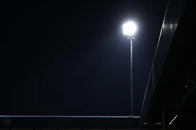 Floodlight at the Kiyan Prince Foundation Stadium