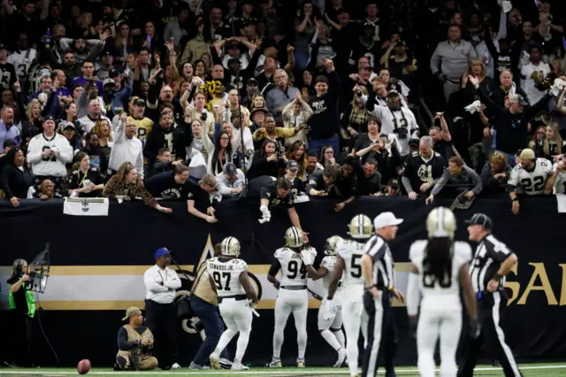 New Orleans Saints at the Superdome.