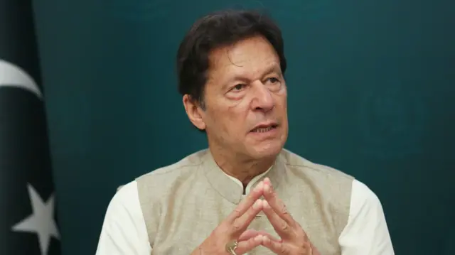 Pakistan's Prime Minister Imran Khan