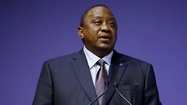 Kenyan president Uhuru Kenyatta