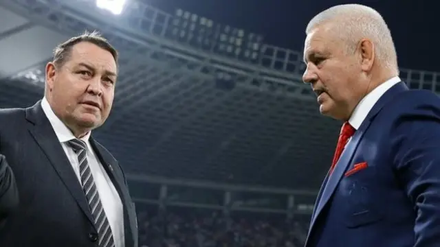 Steve Hansen (left) with Warren Gatland