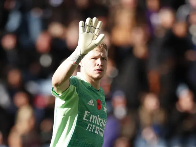 Arsenal goalkeeper Aaron Ramsdale