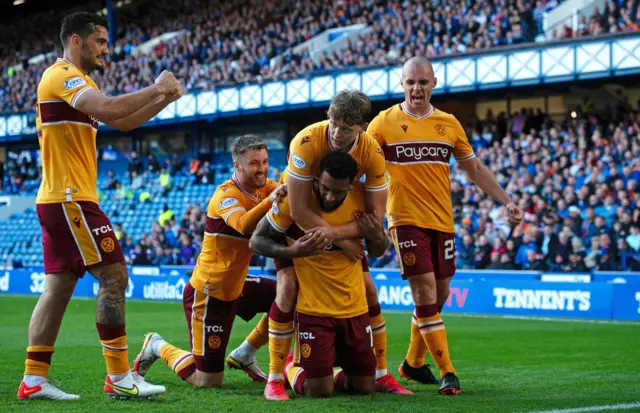 Motherwell celebrate