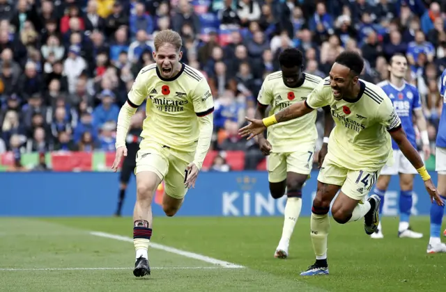 Arsenal celebrate