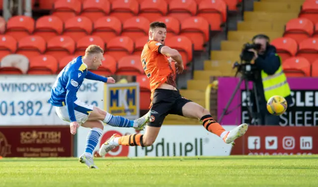 Ali Crawford scores for St Johnstone against Dundee United