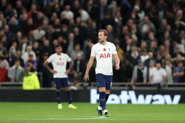 Harry Kane against Manchester United