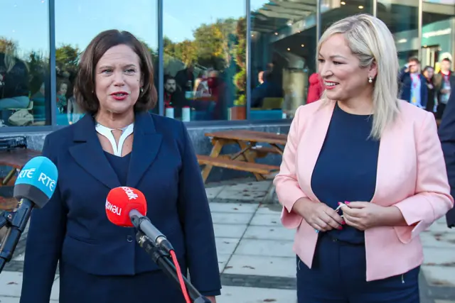 Mary Lou McDonald and Michelle O'Neill