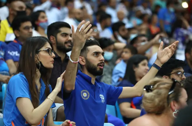 India fans in Dubai